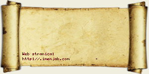 Ivanka Stanimirović vizit kartica